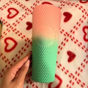 Starbucks Gradient Pink and Green Tumbler